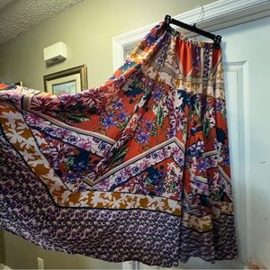 GORGEOUS Summer Floor length Cupio Maxi Skirt. Size XL
